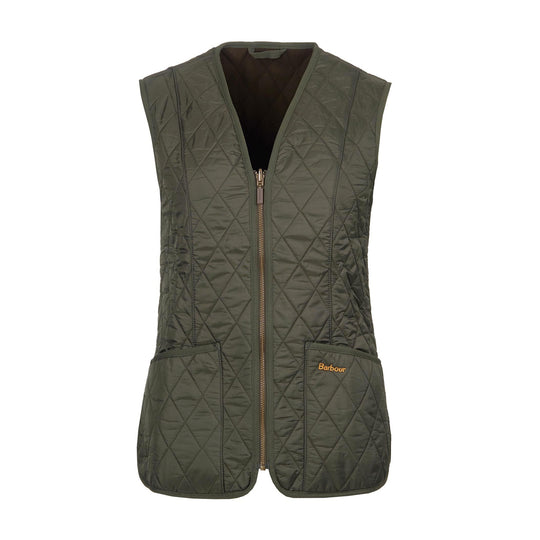 BARBOUR Dames FLEECE BETTY LINER-bodywarmer - Groen