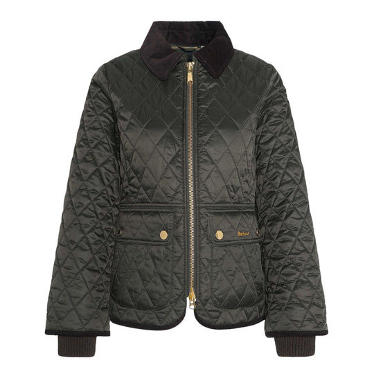 BARBOUR Damesjas BEADNELL FITTED QUILTED - Groen