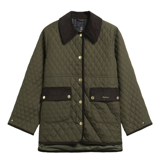BARBOUR Gewatteerd damesjack WHICKHAM - Groen