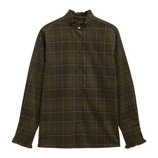 BARBOUR Camicia Donna Vestibilità Comoda Shae Tartan - Verde