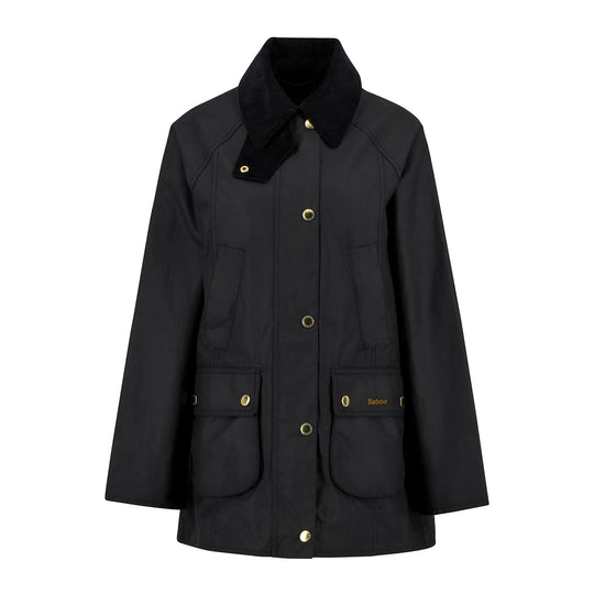 BARBOUR Damesjas van gewaxt katoen MODERN BEADNELL - Zwart