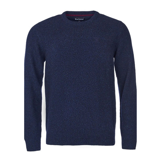 Barbour Essential Tisbury herentrui Blauw gemêleerd