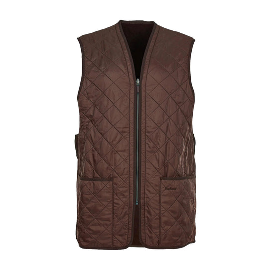 Gilet Uomo BARBOUR Polarquilt Zip-In Marrone