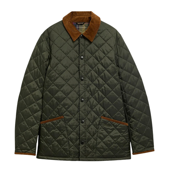BARBOUR HERITAGE LIDDESDALE ICONS gewatteerd jack - Groen/Bruin