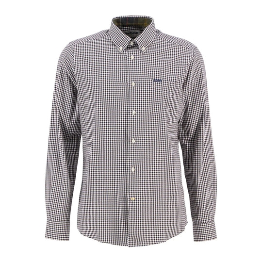 BARBOUR Camicia dal Taglio Sartoriale Padshaw - Marrone/Blu