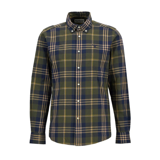 BARBOUR Camicia Uomo Sartoriale Edgar - Verde/Multicolor