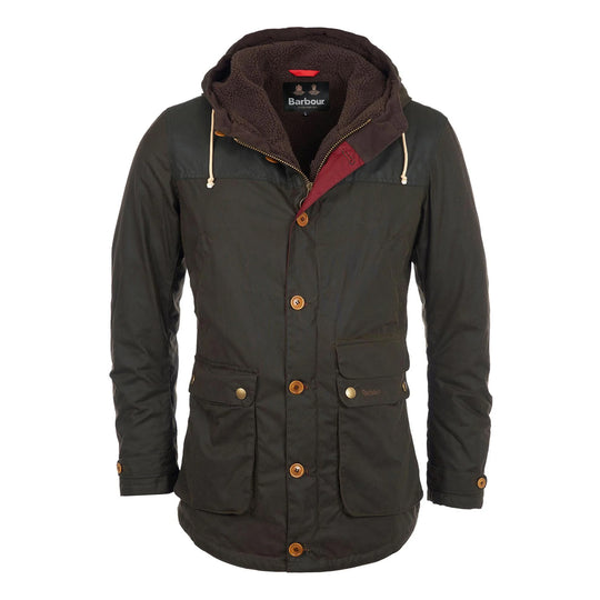 Giubbino Uomo BARBOUR Game Parka Verde