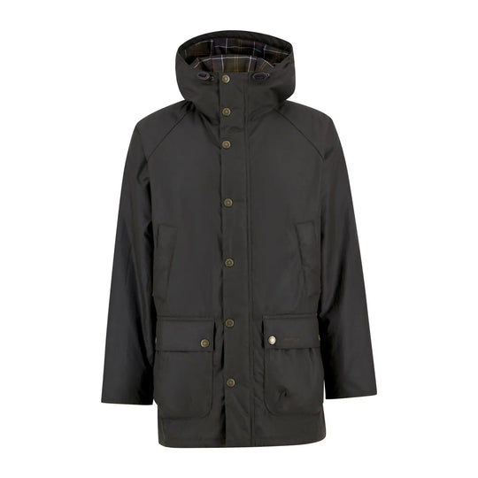 BARBOUR Gewaxte parka BEDALE - Groen