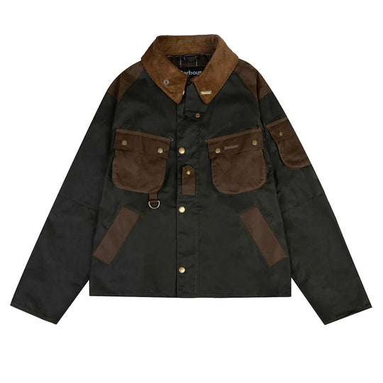 BARBOUR Gewaxt jack SPEYFORD X WP - Olijfgroen