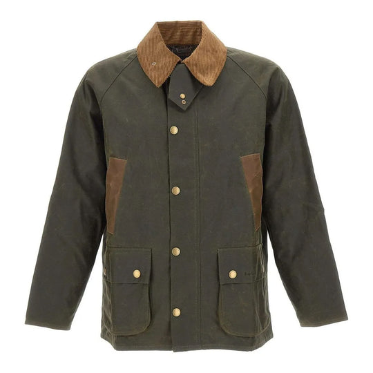 BARBOUR Herenjas Gewaxt DESERTDALE X WP - Olijfgroen