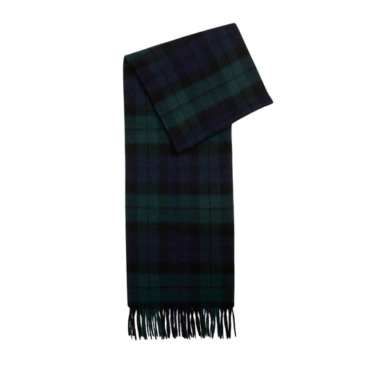BARBOUR Herensjaal NEW CHECK Tartan - Blauw/Groen/Zwart