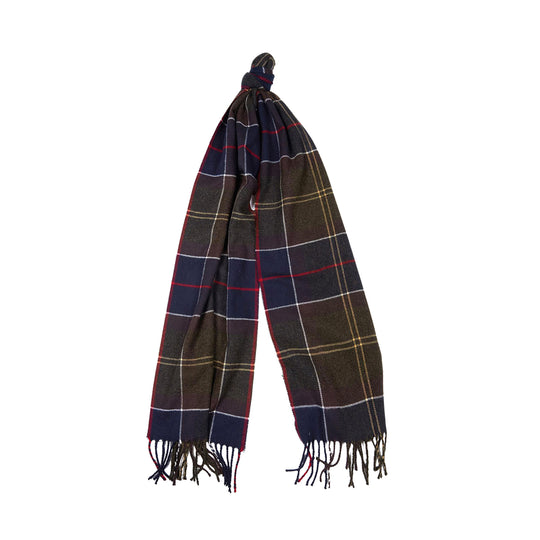 Sciarpa Uomo BARBOUR Galingale tartan Verde/Blu