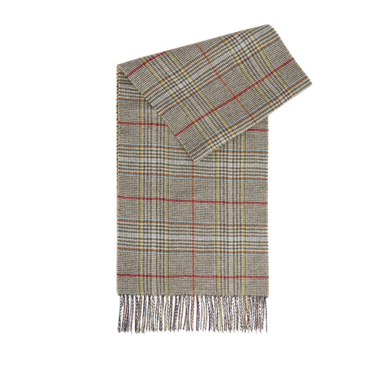 BARBOUR Omkeerbare herensjaal MACKLOW - Beige/Multicolor