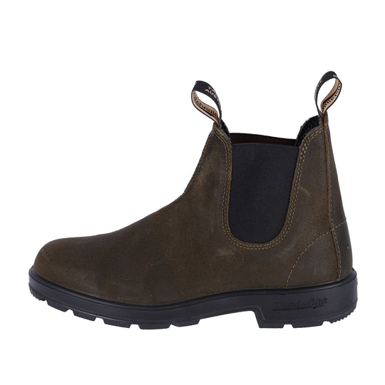 Unisex enkellaarzen Blundstone #1615 Suède Olijfgroen