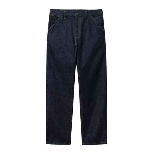 CARHARTT WIP Jeans Uomo Single Knee Pant - Blu/ Rinsed