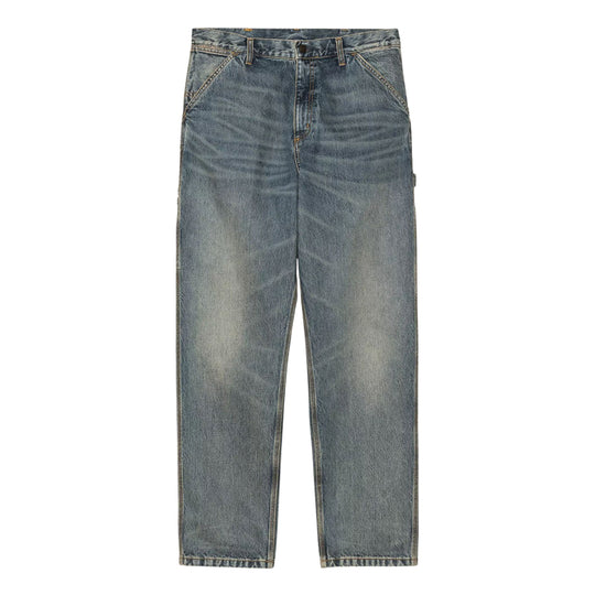 CARHARTT WIP Jeans Uomo Single Knee Pant - Blu/ Sabbiato