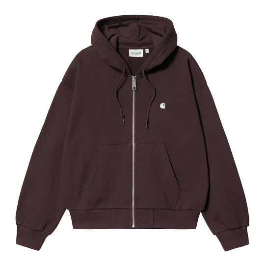 CARHARTT WIP Dameshoodie CASEY JACKET - Pruim
