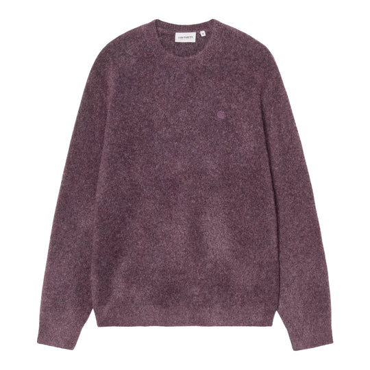 CARHARTT WIP Maglione Uomo Curtis Sweater - Viola Melange