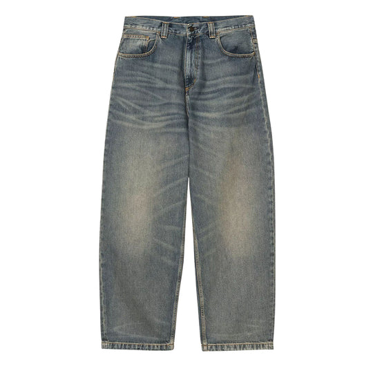 CARHARTT WIP Jeans Uomo Brandon Pant - Blu/ Sabbiato