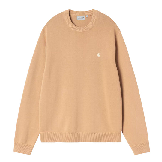 CARHARTT WIP Maglione da Uomo Kori Sweater - Tabacco/ Lavato