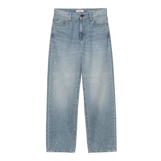 CARHARTT WIP Jeans Donna Arin Pant - Blu/Destroy wash/ Splatter