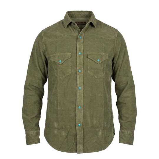 CHESAPEAKE'S herenoverhemd FLAGSTAFF MILITARY - Legergroen