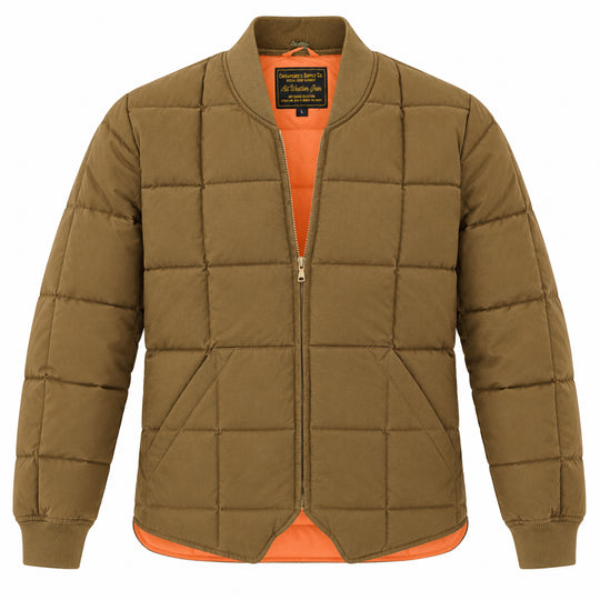 CHESAPEAKE'S Piumino Uomo DOWN JACKET LUMBERJACK HBT - Khaki