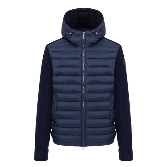 Giubbino ibrido Uomo COLMAR con cappuccio Blu
