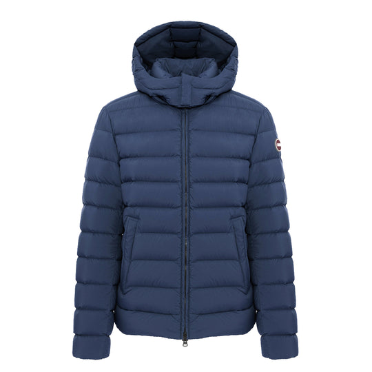 COLMAR Donsjas met afneembare capuchon180 gr - Blauw