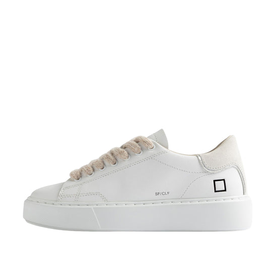 D.A.T.E Damessneakers SFERA CALF - Wit