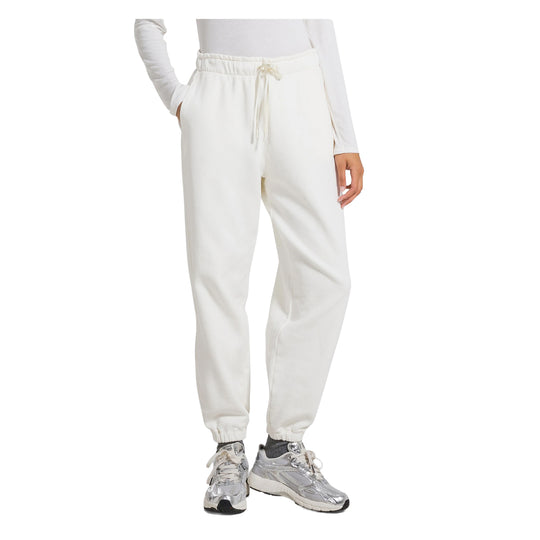 DEHA Pantalone Balloon in Felpa di Cotone Bio - Bianco