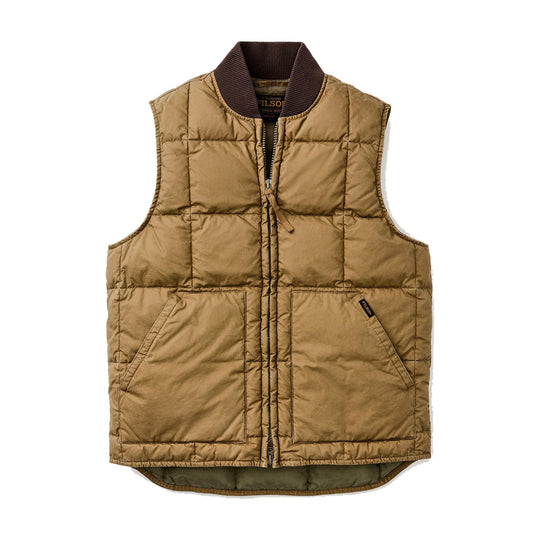 FILSON Gilet HERITAGE COTTON DOWN VEST - Biscotto