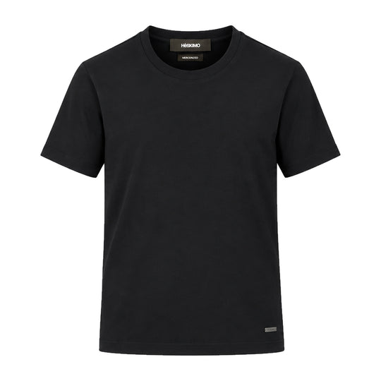 HèSKIMO T-Shirt Uomo Girocollo - Nero