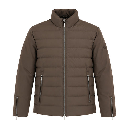 HèSKIMO Herren-Steppjacke mit Stehkragen - Braun