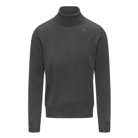 K-WAY Heren trui HENRY MERINO coltrui - Middengrijs