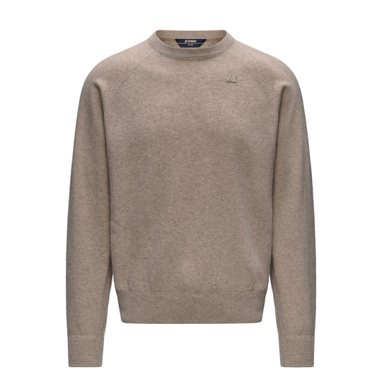 K-WAY Herentrui FRAGAN met ronde hals - Beige