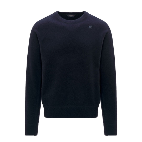 K-WAY Heren trui FRAGAN ronde hals - Blauw