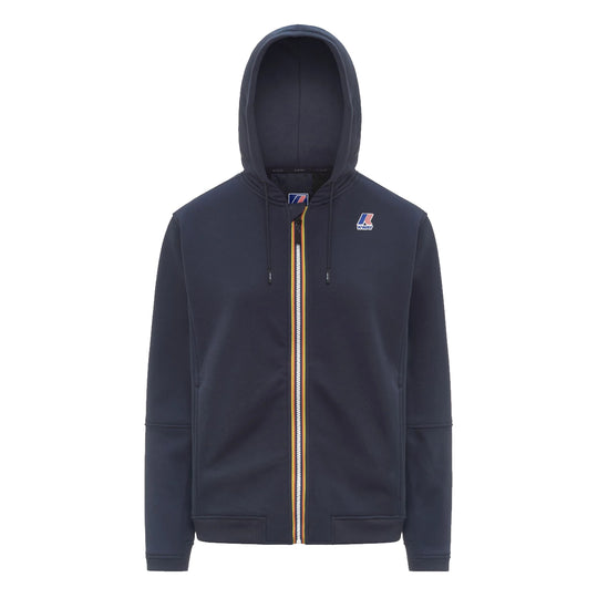 K-WAY Herenhoodie PROSPER BRUSHED PC - Blauw