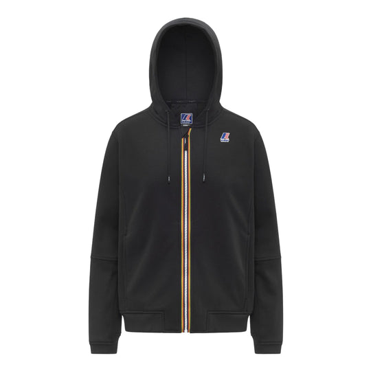 K-WAY Herenhoodie PROSPER BRUSHED PC - Zwart