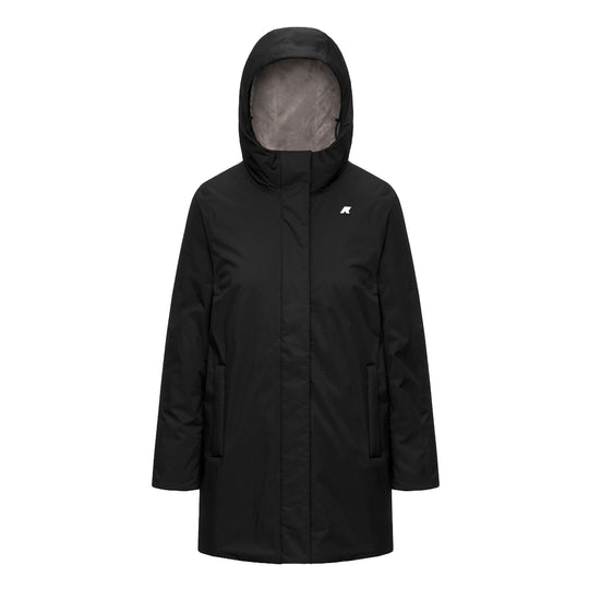 K-WAY Damesjack SOPHIE TWILL SOFT BEAVER - Zwart