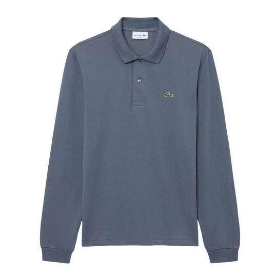Classic Cut Long Sleeve Polo L.12.12 Gray