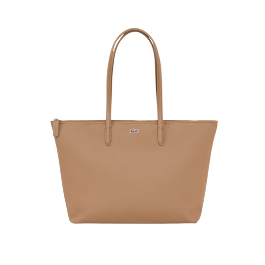 LACOSTE Borsa Shopping Grande Donna L.12.12 Concept - Tabacco