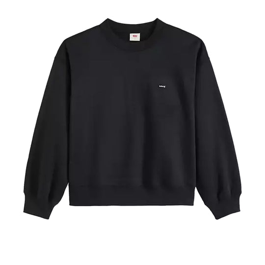 LEVI'S Dameshoodie EVERYDAY CREWNECK - Gewassen zwart