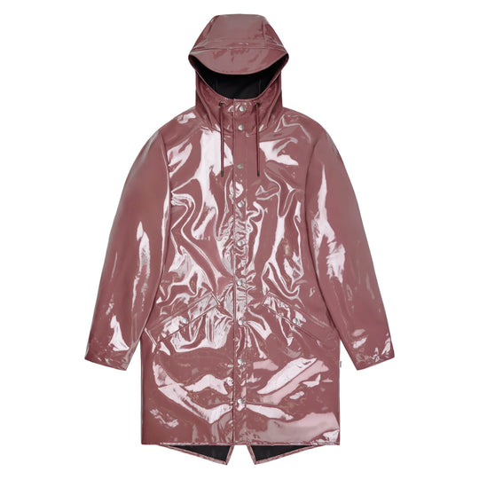 RAINS Impermeabile Uomo LONG JACKET - Rosa Antico