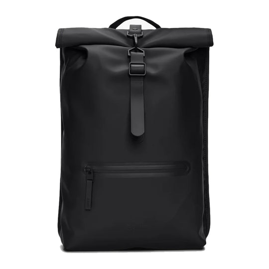 RAINS Zaino ROLLTOP RUCKSACK - Nero
