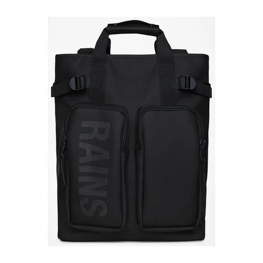 RAINS Zaino Unisex TEXEL TOTE Piccola - Nero