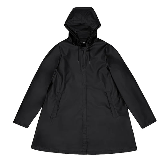 RAINS Impermeabile Donna A-LINE - Nero
