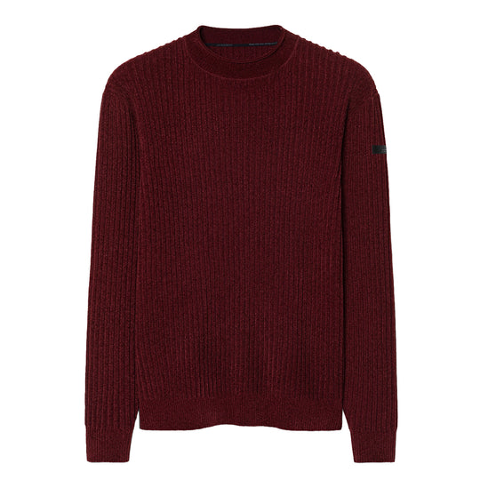 RRD Men's VELVET RAVE Crew-Neck Sweater - Bordeaux