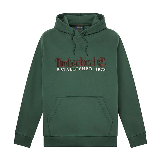 TIMBERLAND Herentrui met geborduurd logo Established 1973 - Donkergroen