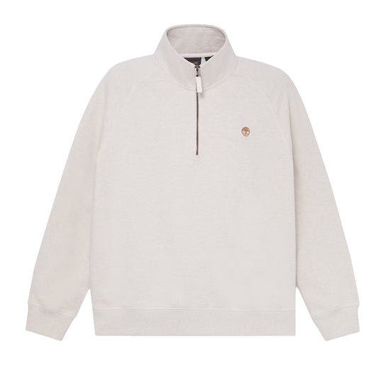 TIMBERLAND Trui met 1/4-ritssluiting en geborduurd logo EXETER RIVER - Beige
